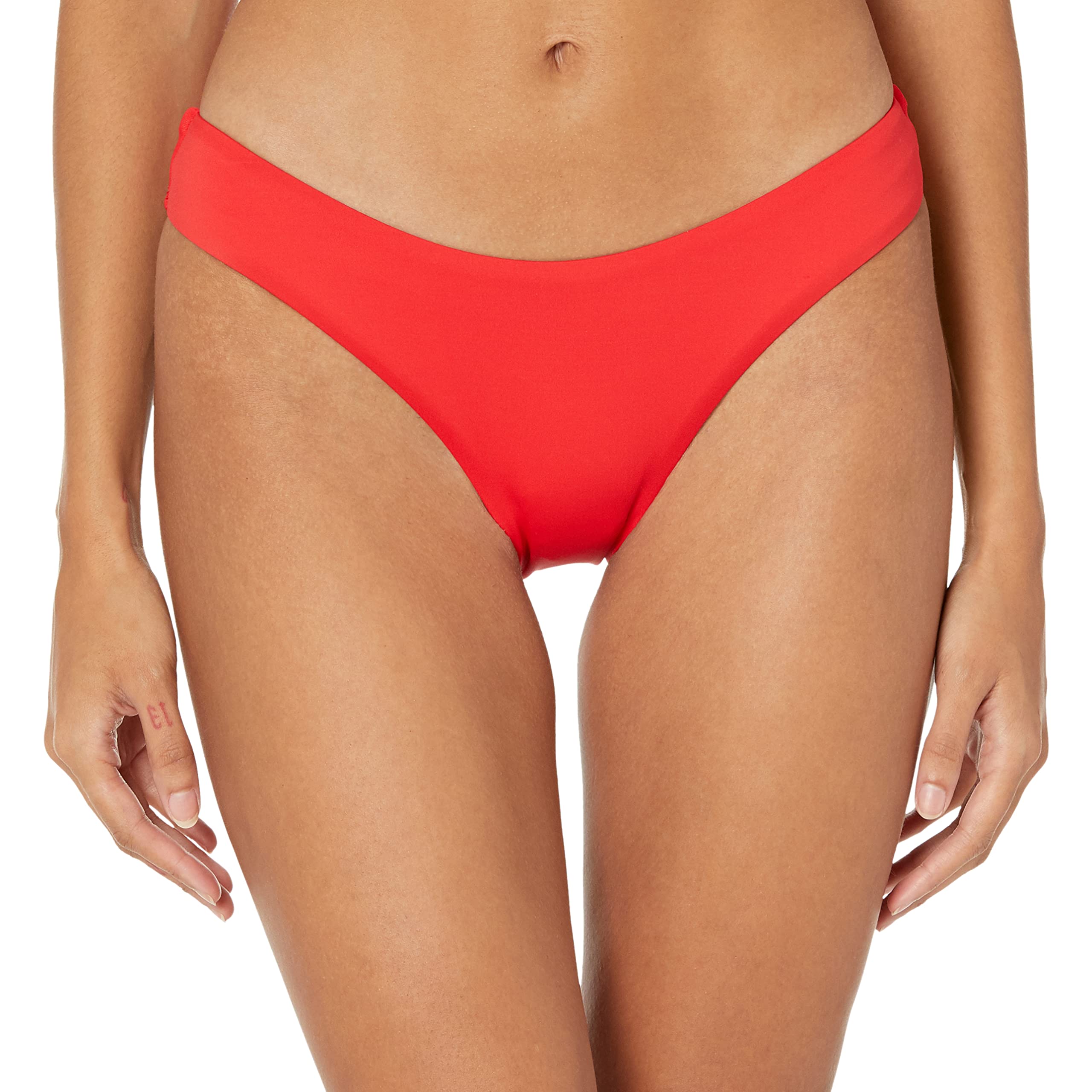 La Blanca Dół od bikini Kobiety Island Goddess Scoop Front Ruched Back Strój Kąpielowy Na Dole