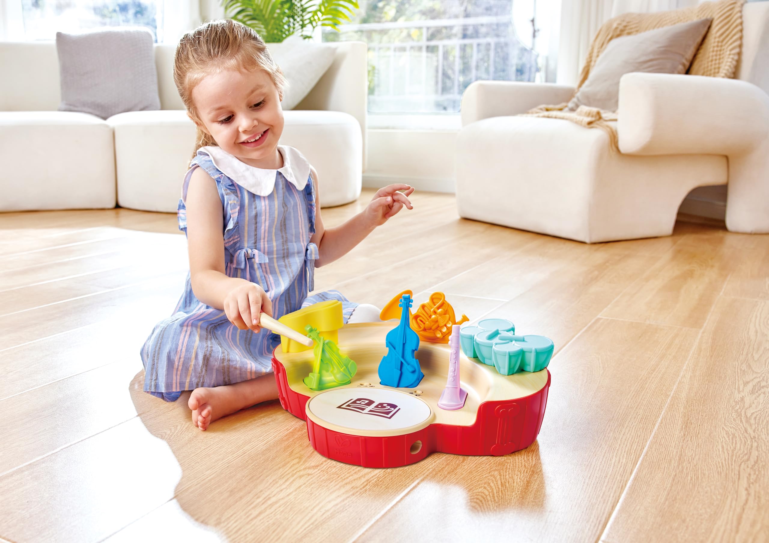 Juguete Musical Director De Orquesta Hape | Batuta Interactiva Con 6 Instrumentos | 2 Modos De Juego | Aprendizaje Musical Para Niños +3 Años