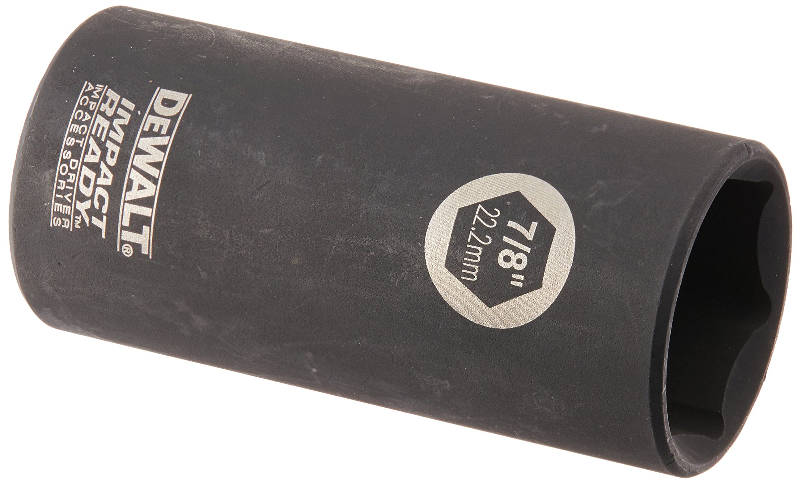 DEWALT DW2292 3/8" Dr 7/8" Impact Deep Socket, Black, Pack of 1