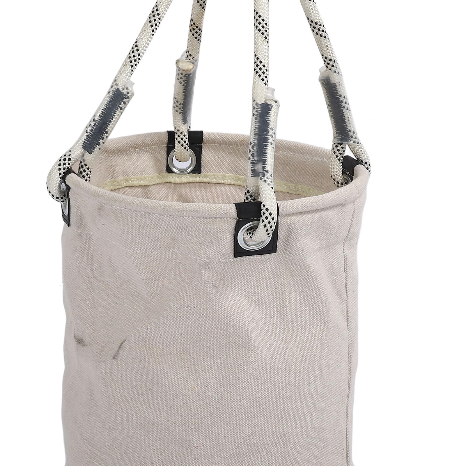 Alomejor Bolsa de Herramientas de Lona, ​​organizador de Herramientas de Carga Resistente Al Fuego, 30kg, para Varios Proyectos (WHITE)