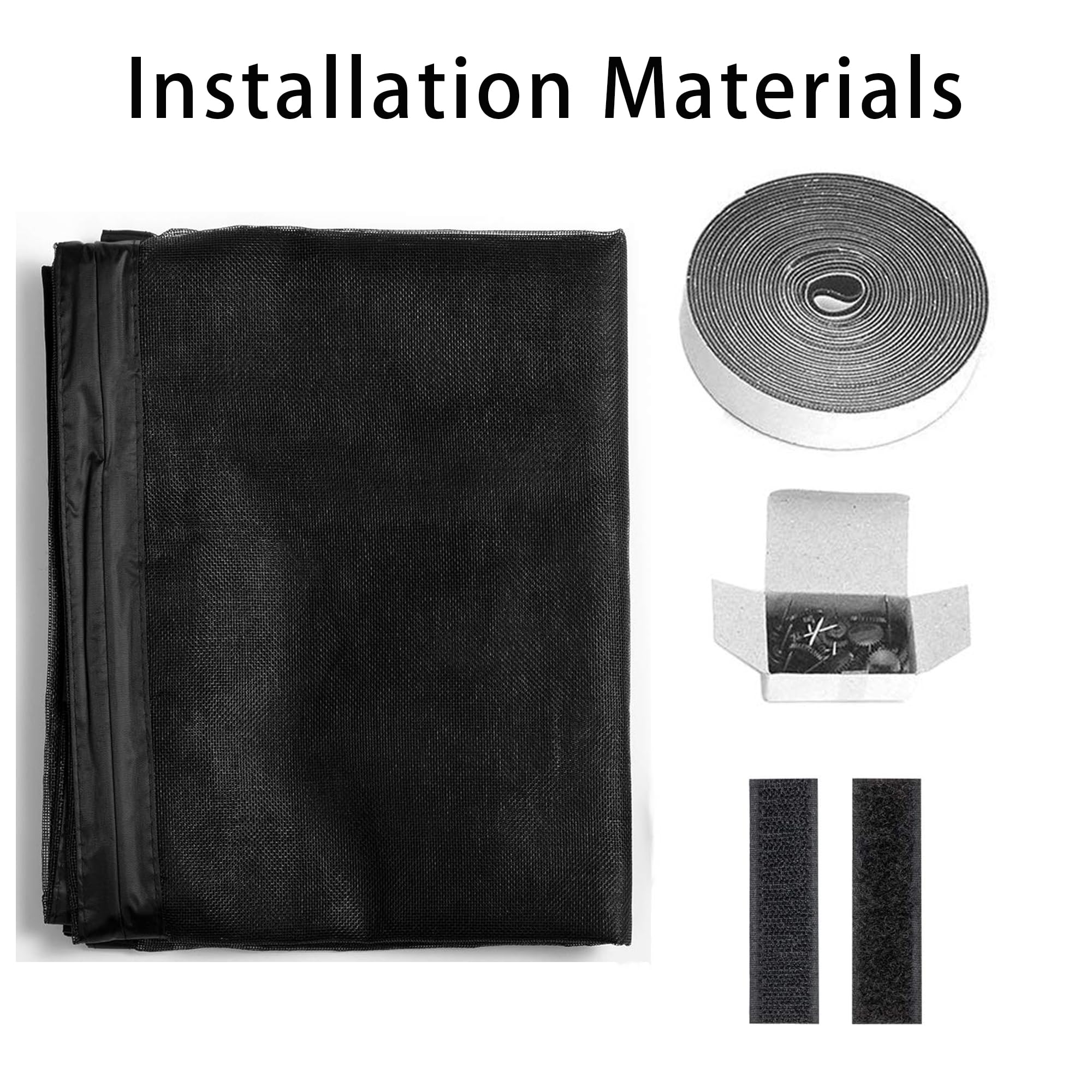 Zanzariera Magnetica Per Porte 240x133 Cm - Nera, Resistente E Traspirante, Addio Insetti!