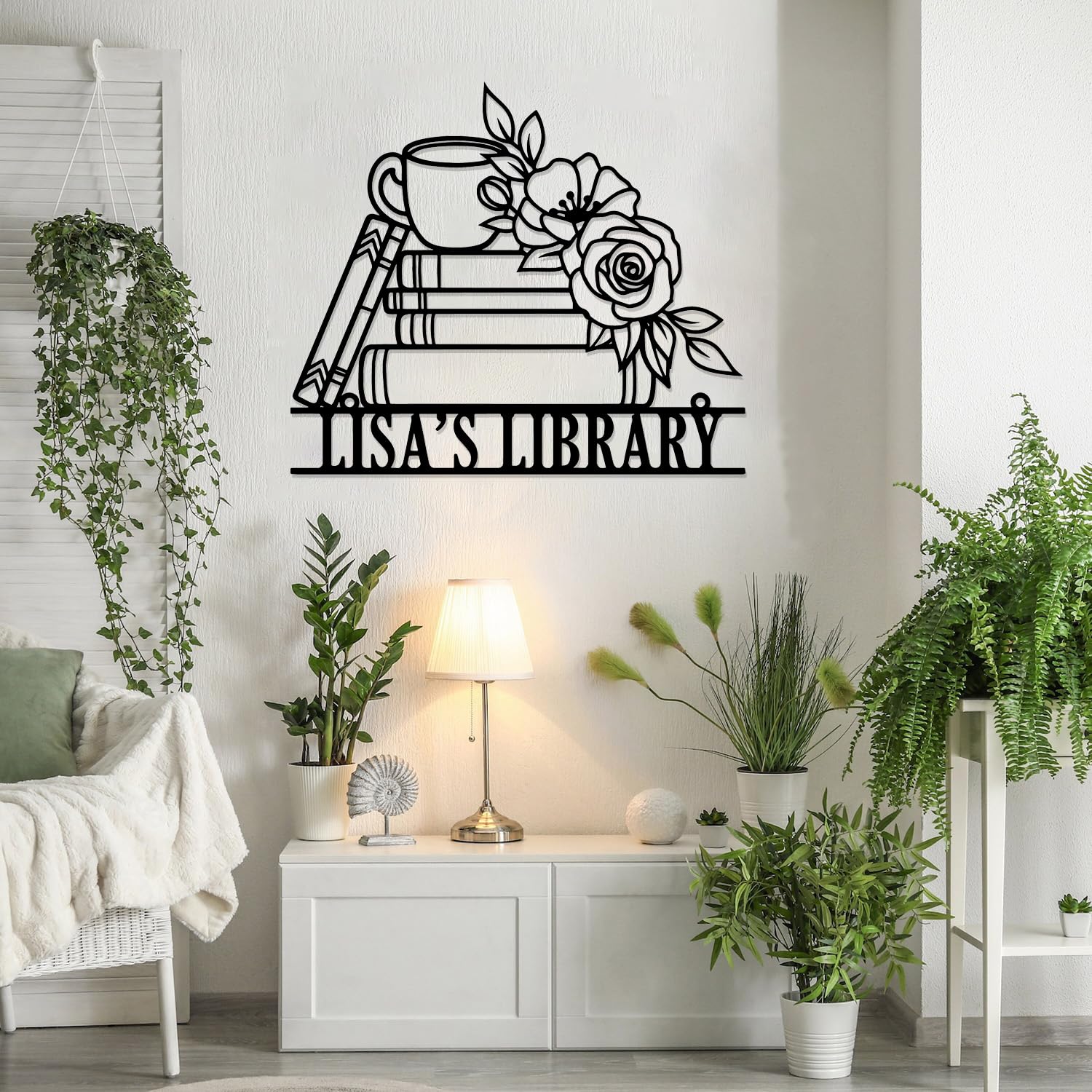 Reading Metal Wall Art, Reading Room Wall Decor, Book Metal Wall Art,Personalized Book Nook Sign, Custom Bookshelf decor, Library Sign, Bookish Gifts, Book Study Room Decor,Student Gifts, reader Gifts (Style-6)