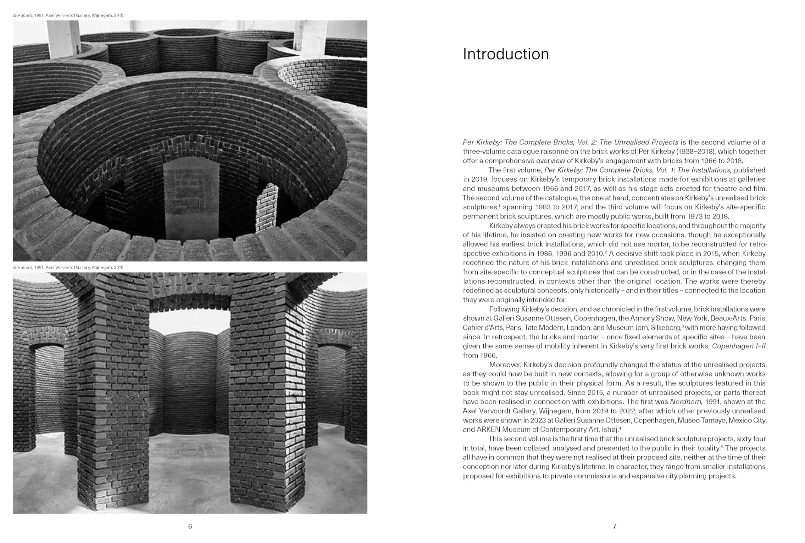 Per Kirkeby: The Complete Bricks Vol. 2: The Unrealized Projects