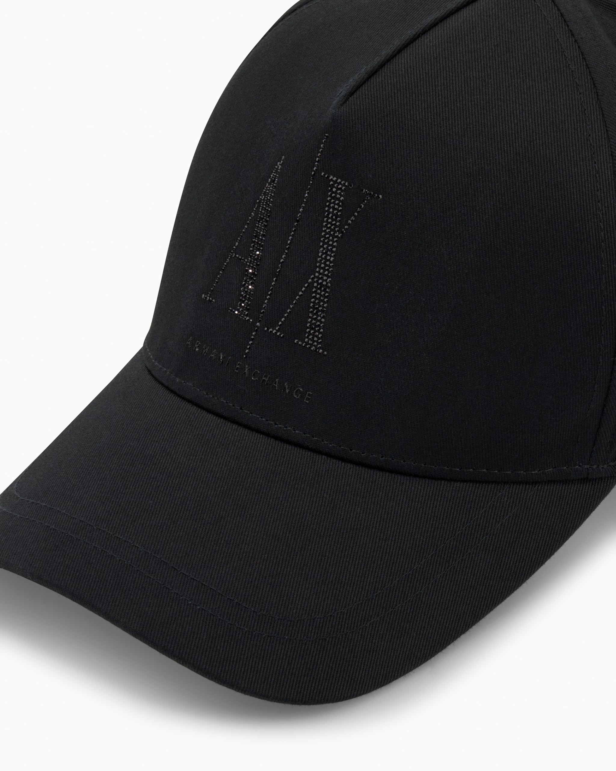 Armani Exchange - Icon Logo Studs Hat, Cappellino da Baseball Donna