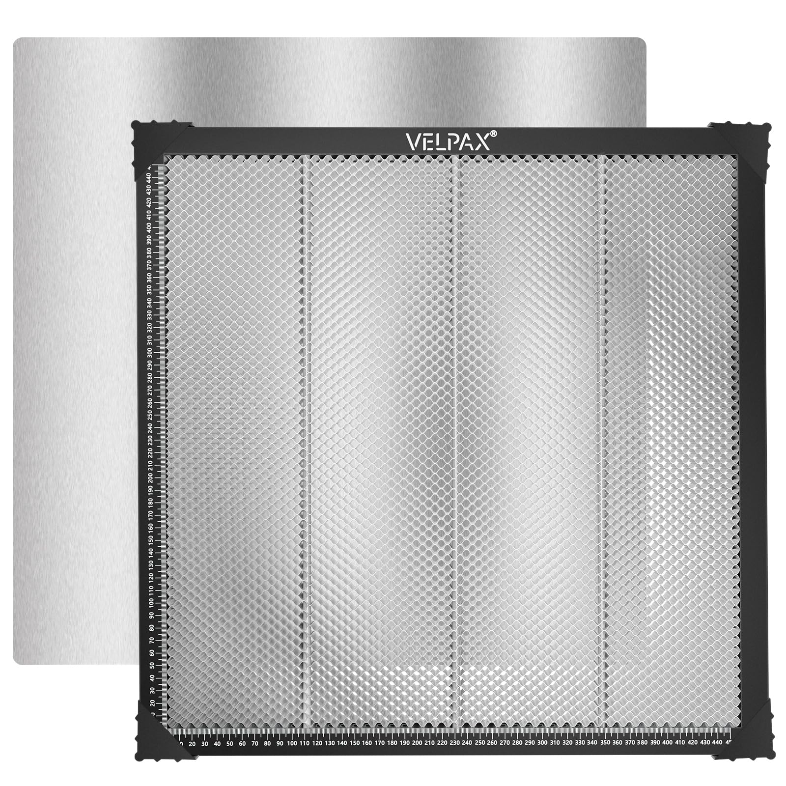 Tavolo a Nido d'Ape 500x500mm per Incisore Laser, Piattaforma di Lavoro Laser con Piastra in Alluminio, Rapida Dissipazione del Calore e Protezione Tavolo