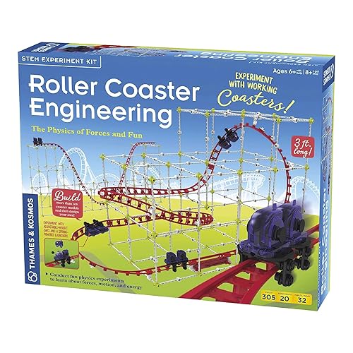 Thames & Kosmos Roller Coaster Engineering STEM Kit | Design,
