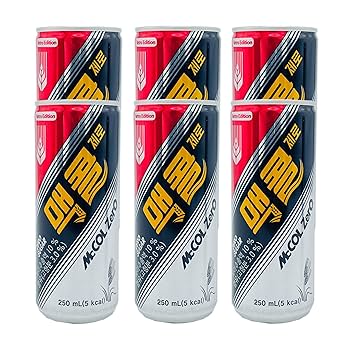 Amazon.co.jp: 韓国コーラ メッコール ゼロ 250ml×6本 セット