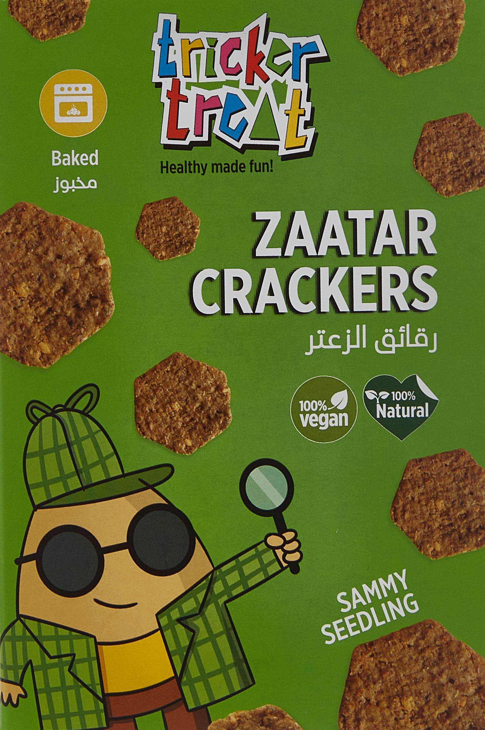 Tricker Treat VEGAN ZAATAR CRACKERS 100g