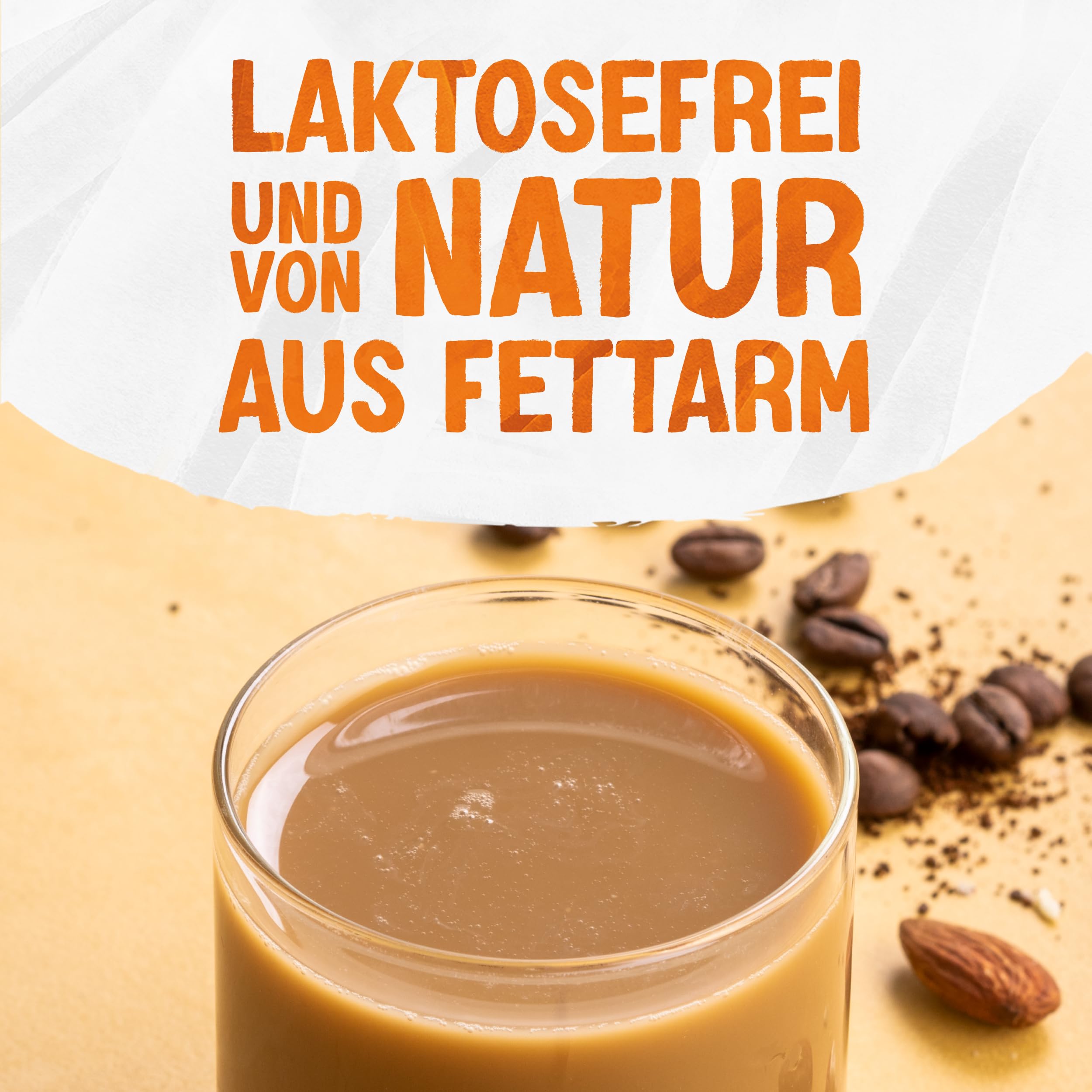 Alpro Iced Coffee Geröstete Mandel – Kaffee mit Mandeldrink – Von Natur aus laktose- und glutenfrei – Vegan und ideal für unterwegs – 15 x 250 ml