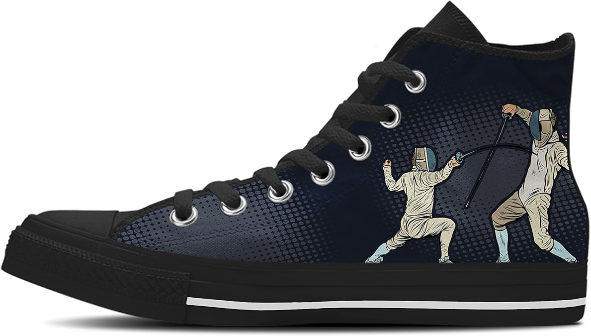 Gnarly Tees Women's Fencing Shoes High Top Amazon.ca Clothing, Shoes