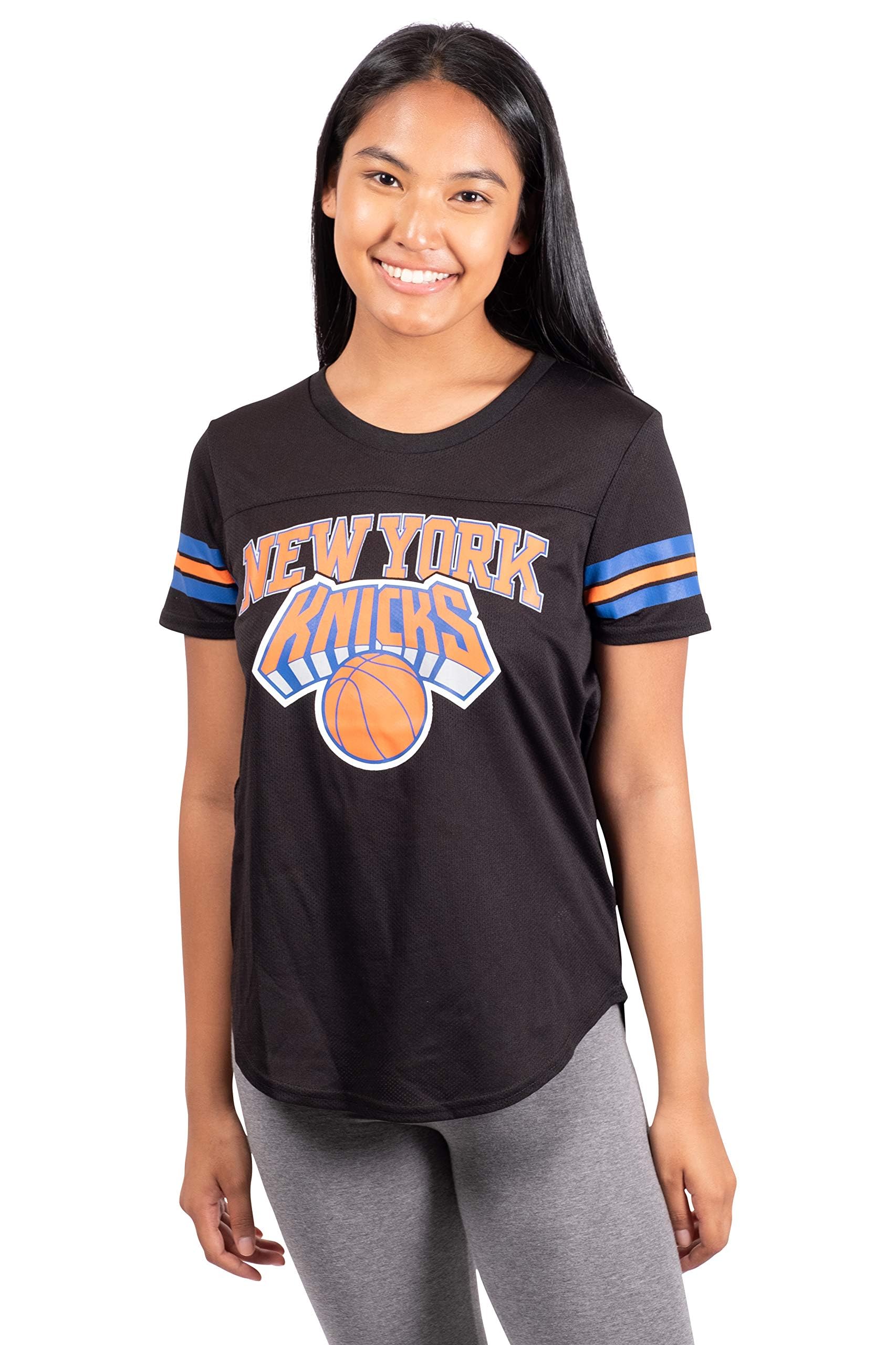Ultra Game Women's NBA Official Super Soft Mesh Jersey T-Shirt