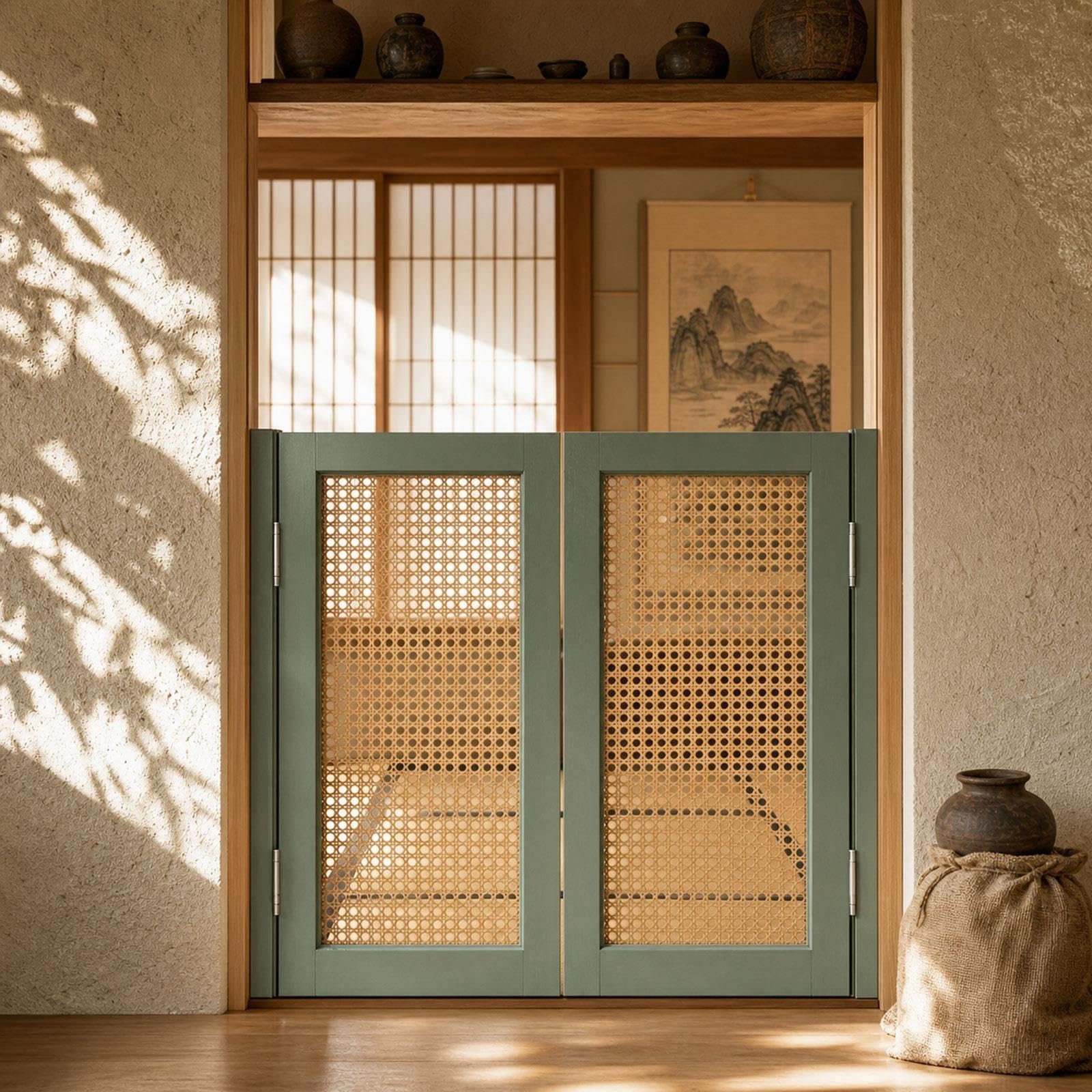 Generico Porta a Battente in Legno per Cucina, Porte Oscillanti da Bar