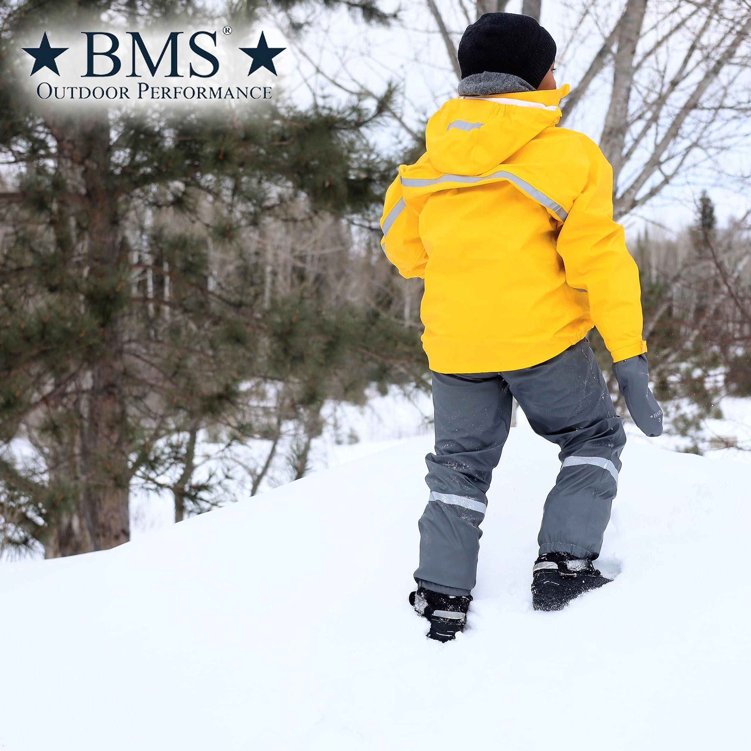 BMS Regenjacke mit Fleece gefüttert