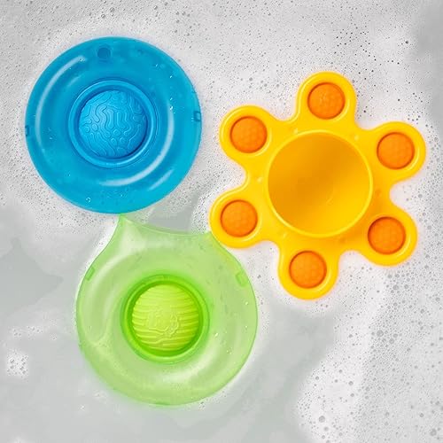 Miniatura 5 de Fat Brain Toys Dimpl Splash - Tres juguetes de baño para niños pequeños