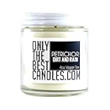 Petrichor The Smell of Dirt and Rain 4oz Candle | Glass Jar 4oz | Vegan Soy Wax | Handmade Small Business | Lasts 40+ Hours
