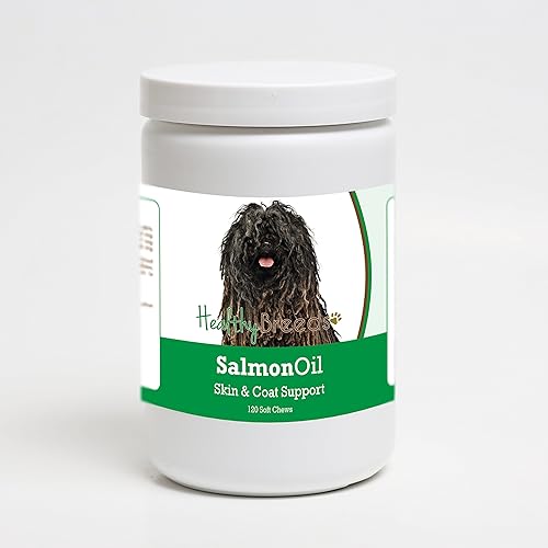 Miniatura 353 de Healthy Breeds Golden Retriever - Aceite de salmón masticable suave, 90