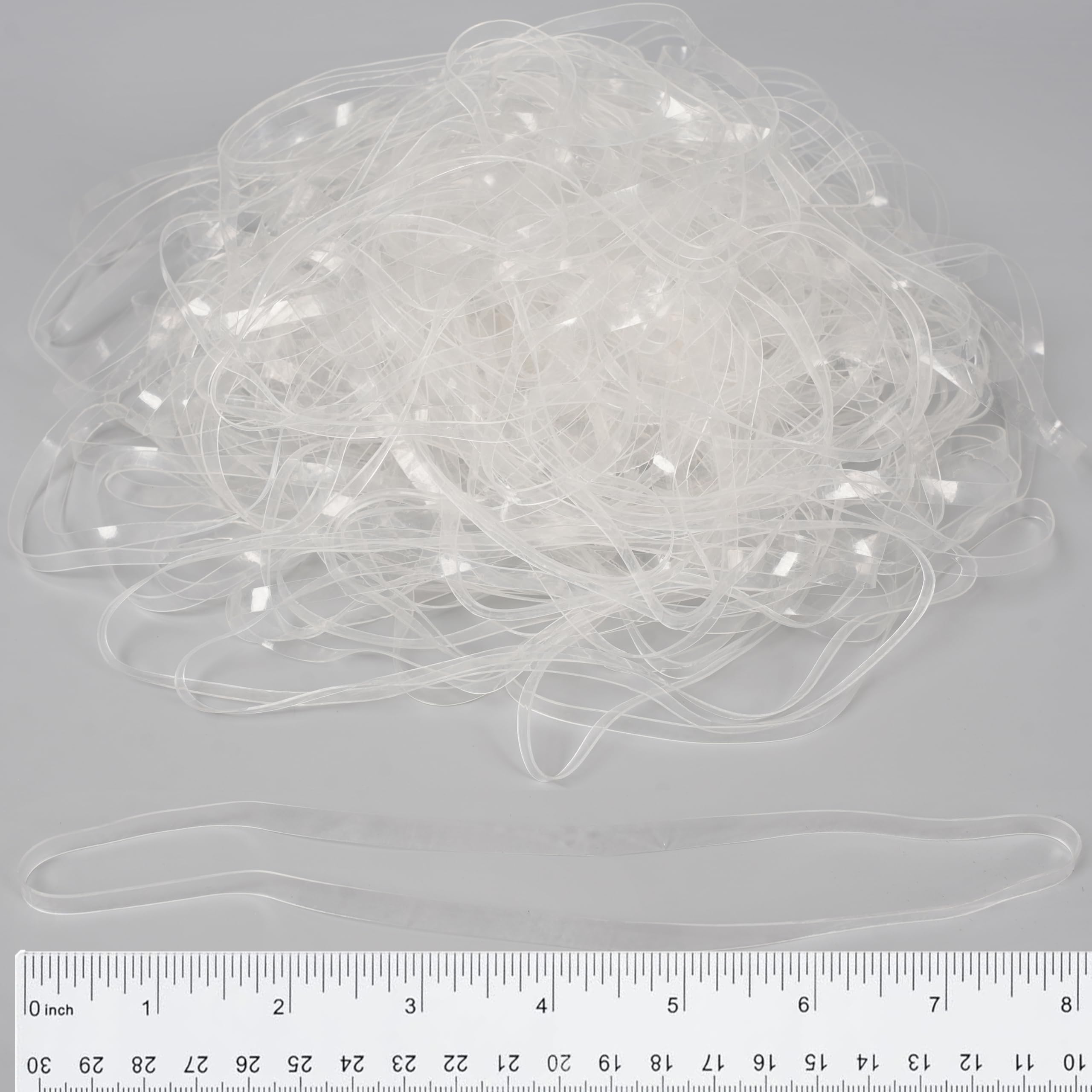 Clear Rubber Bands for Balloon Arch 200x5mm Perimeter 400cm 50Pcs