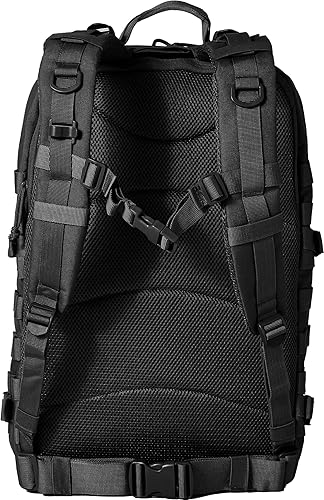 Miniatura 3 de Mochila táctica negra  Mochila militar y trabajo 2.4 veces más fuerte  Mochila grande resistente al agua y resistente (50 L)
