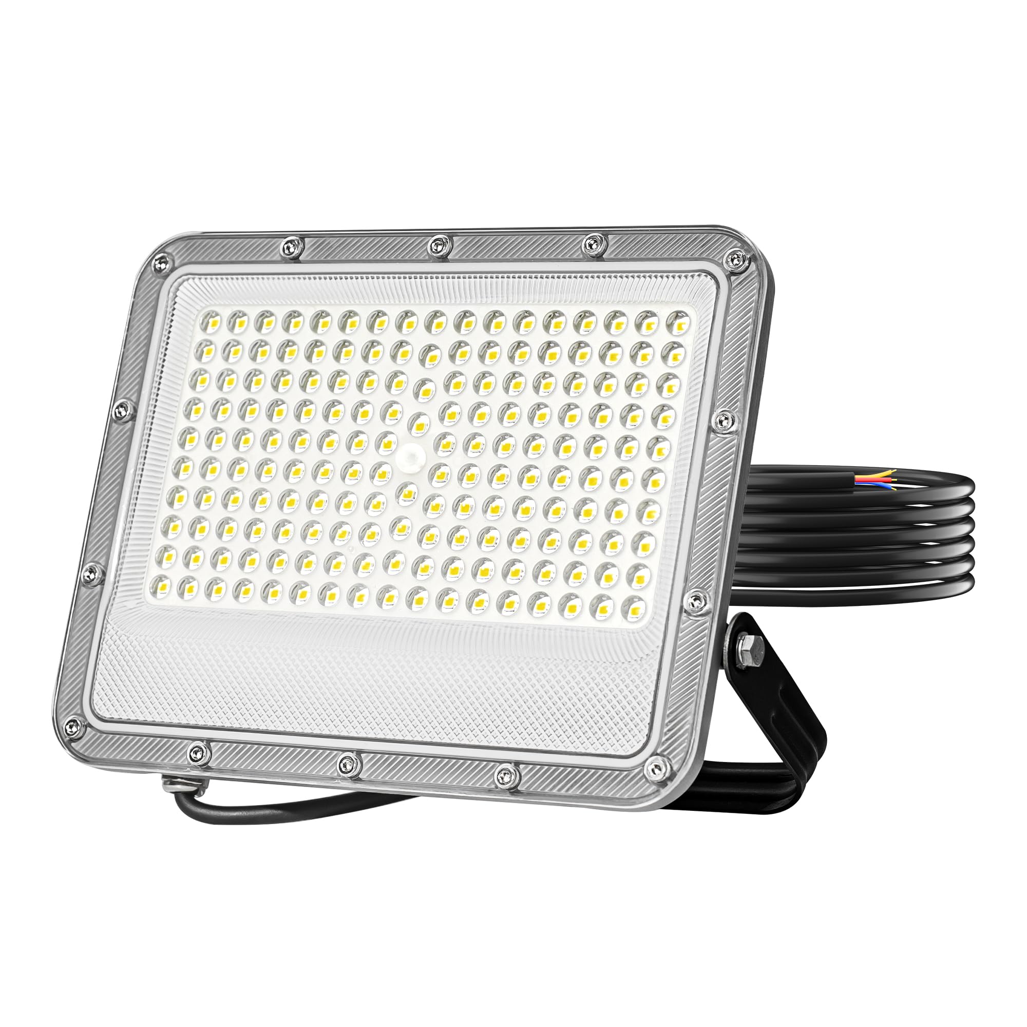 HOOLED Faretto LED da Esterno 100 W da Esterno Super illuminoso Faro led da 11000 lm, 6500 K Faretti led Impermeabile IP66 per cortile giardino garage tetto