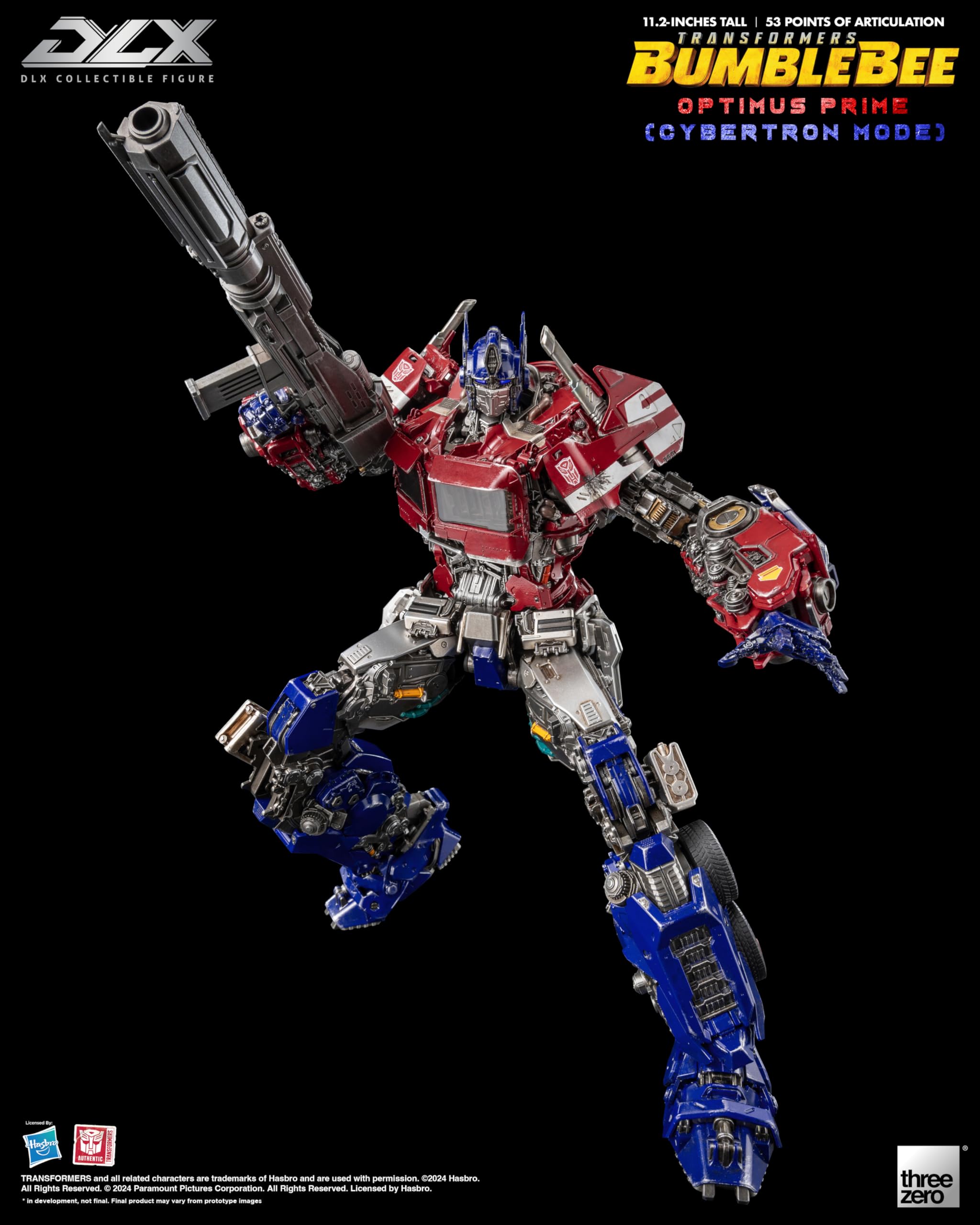 Transformers: Bumblebee - Action Figure DLX Optimus Prime (Modalità Cybertron)