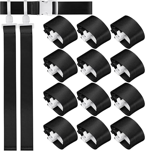 Miniatura 8 de Peryiter Juego de cinturones de fútbol con bandera de 12 jugadores para jóvenes, niños, juegos deportivos, prácticas, entrenamiento, cumpleaños,