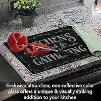 Vista 5 de Chalk It Up Kitchens están hechas para recolectar tablas de cortar grandes de vidrio templado por Highland Graphics