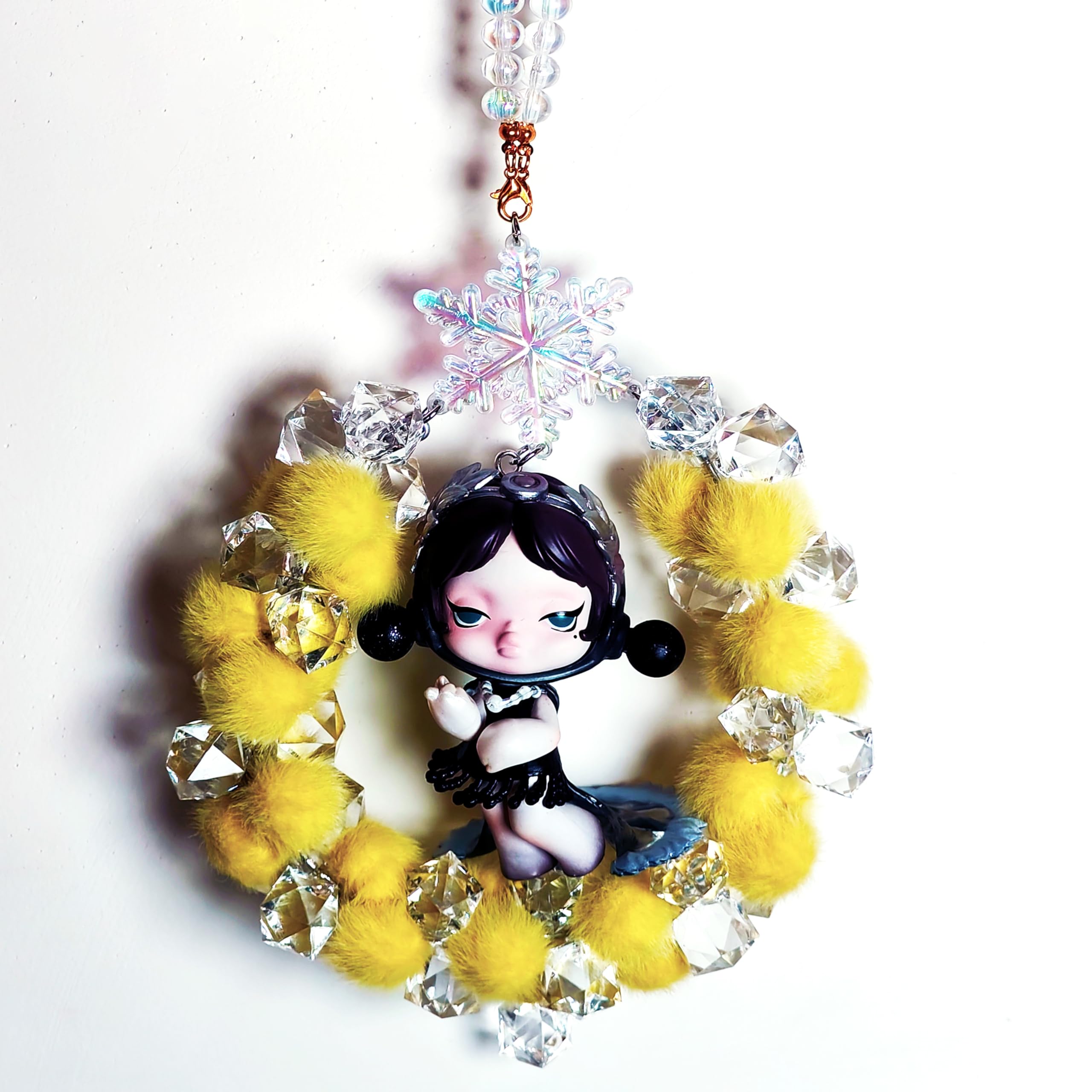 国内作家 pream ぷりぃむ バックチャームとお顔クリップセット 国内作家 pream ぷりぃむ バックチャームとお顔クリップセット