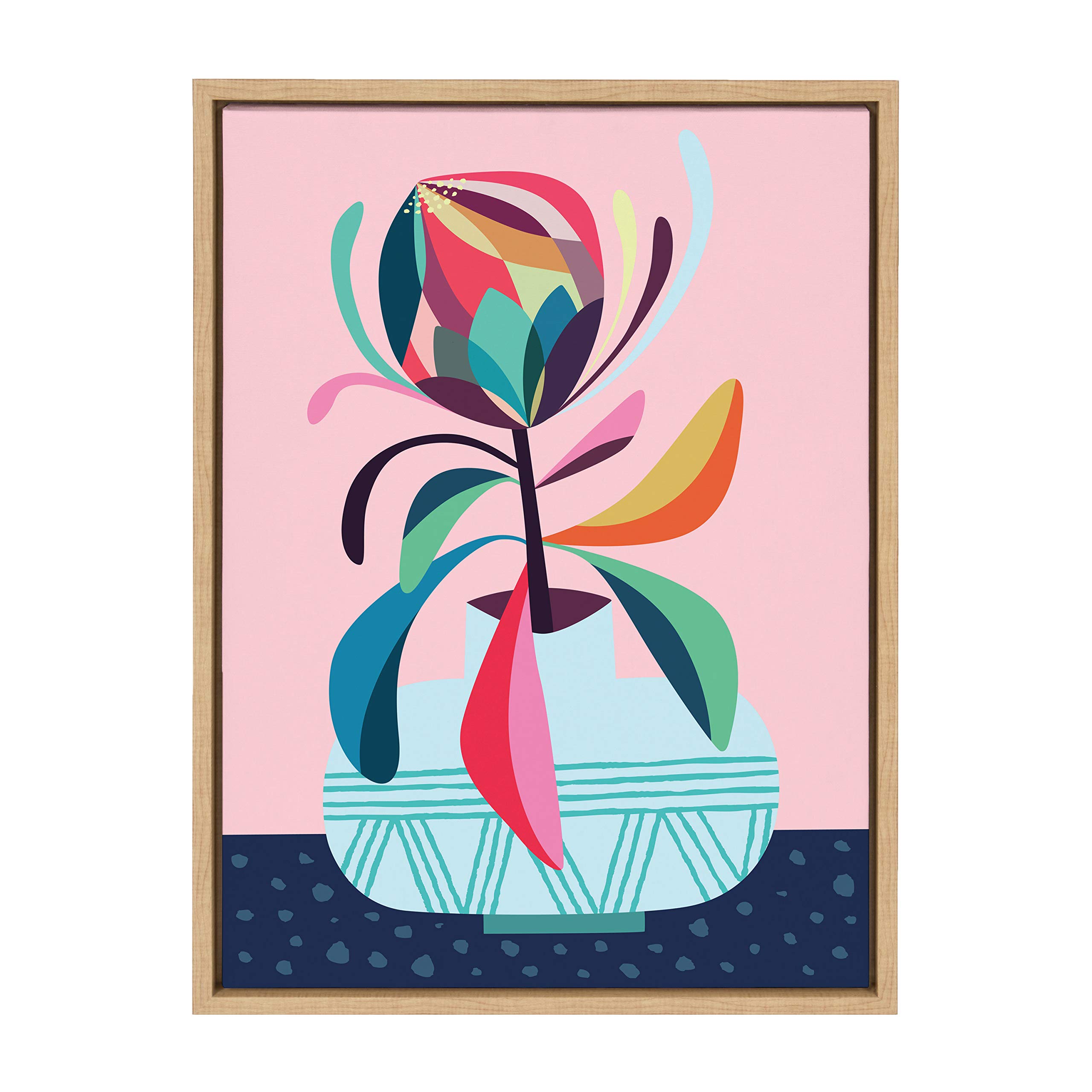 Amazon.com: Kate and Laurel Sylvie Mid Century Modern Protea