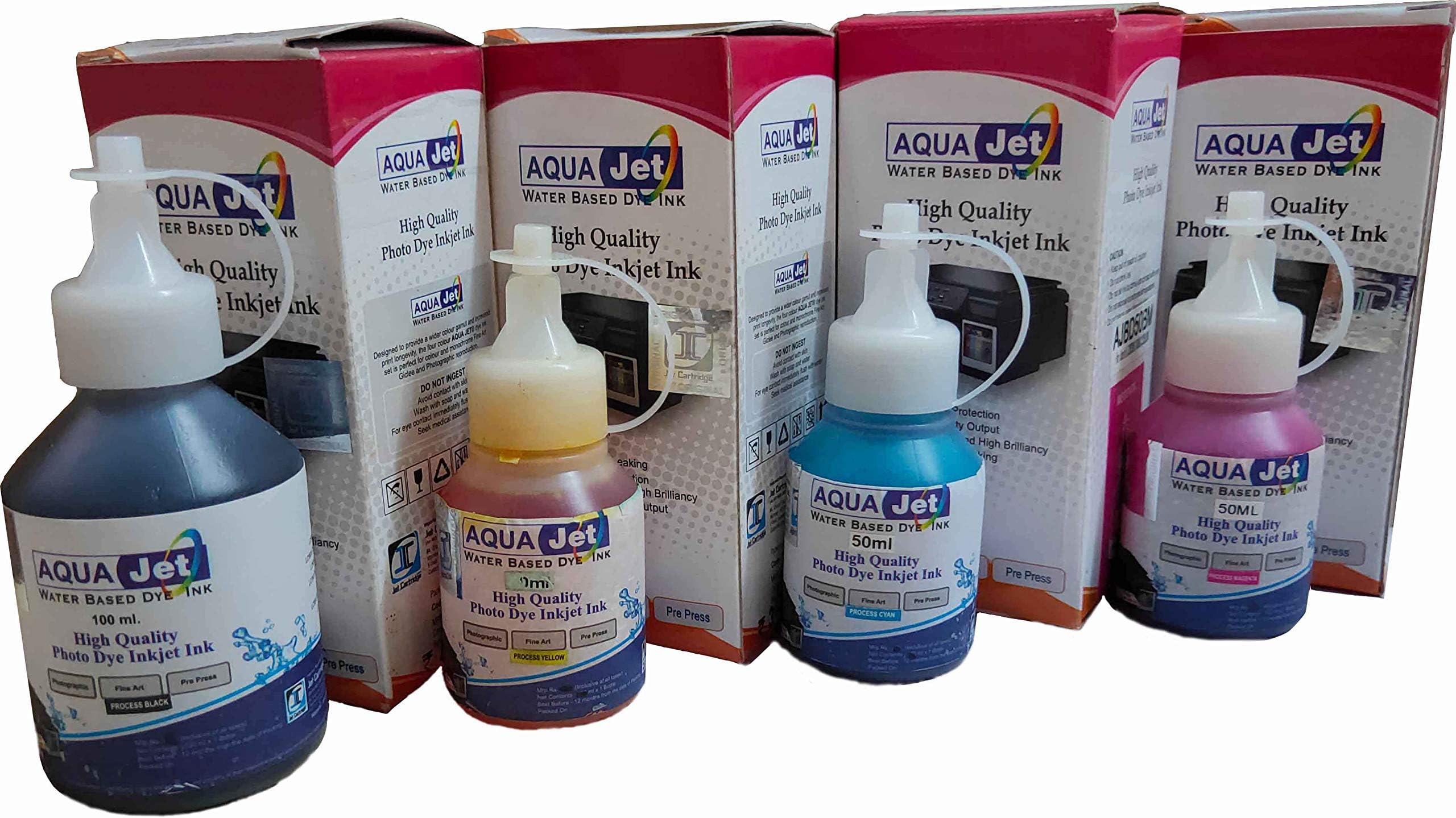 Flowjet AquaJet Compatible Refill Ink for BT6000BK BT5000 DCP-T310 T510 T910 T710 T4000W T4500W T300W T800W T700 T810