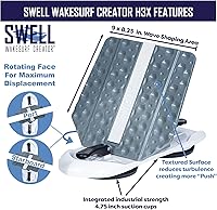Vista 7 de SWELL Wakesurf Creator H3X - Moldeador de despertador de alto rendimiento - Giratorio con textura hidrodinámica