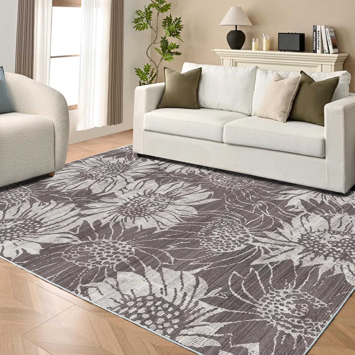 Amazon.com: 8x10 Large Area Rugs for Living Room,Non Slip Vintage Boho ...