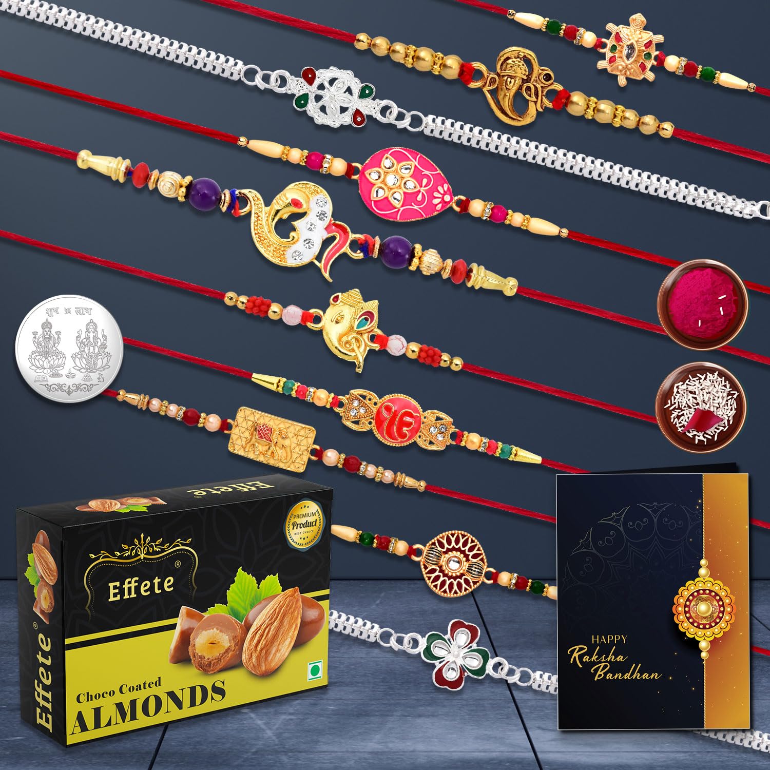 See full amazon price history chart for Vacalvers Deodap (K10_Mc11_Ca32) Multicolor Rakhi Combo With Effete Chocolate Almonds , Silver Color Pooja Coin, Roli Chawal & Greeting Card | Rakhi For Brother With Gift | Bracelets For Men Stylish Vacalvers Deodap (K10_Mc11_Ca32) Multicolor Rakhi Combo With Effete Chocolate Almonds , Silver Color Pooja Coin, Roli Chawal & Greeting Card | Rakhi For Brother With Gift | Bracelets For Men Stylish (B099Z137D6) Amazon Price History, Amazon Price Tracker