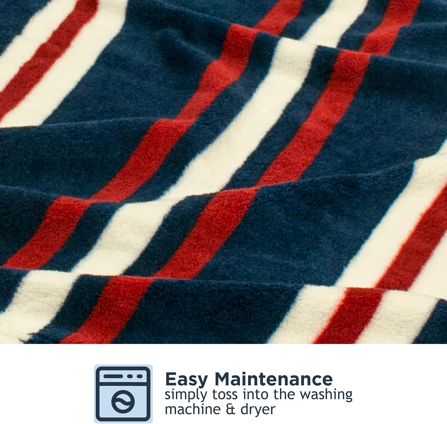 Tall Tails Nautical Stripe Baby-Soft Fleece Dog Blanket