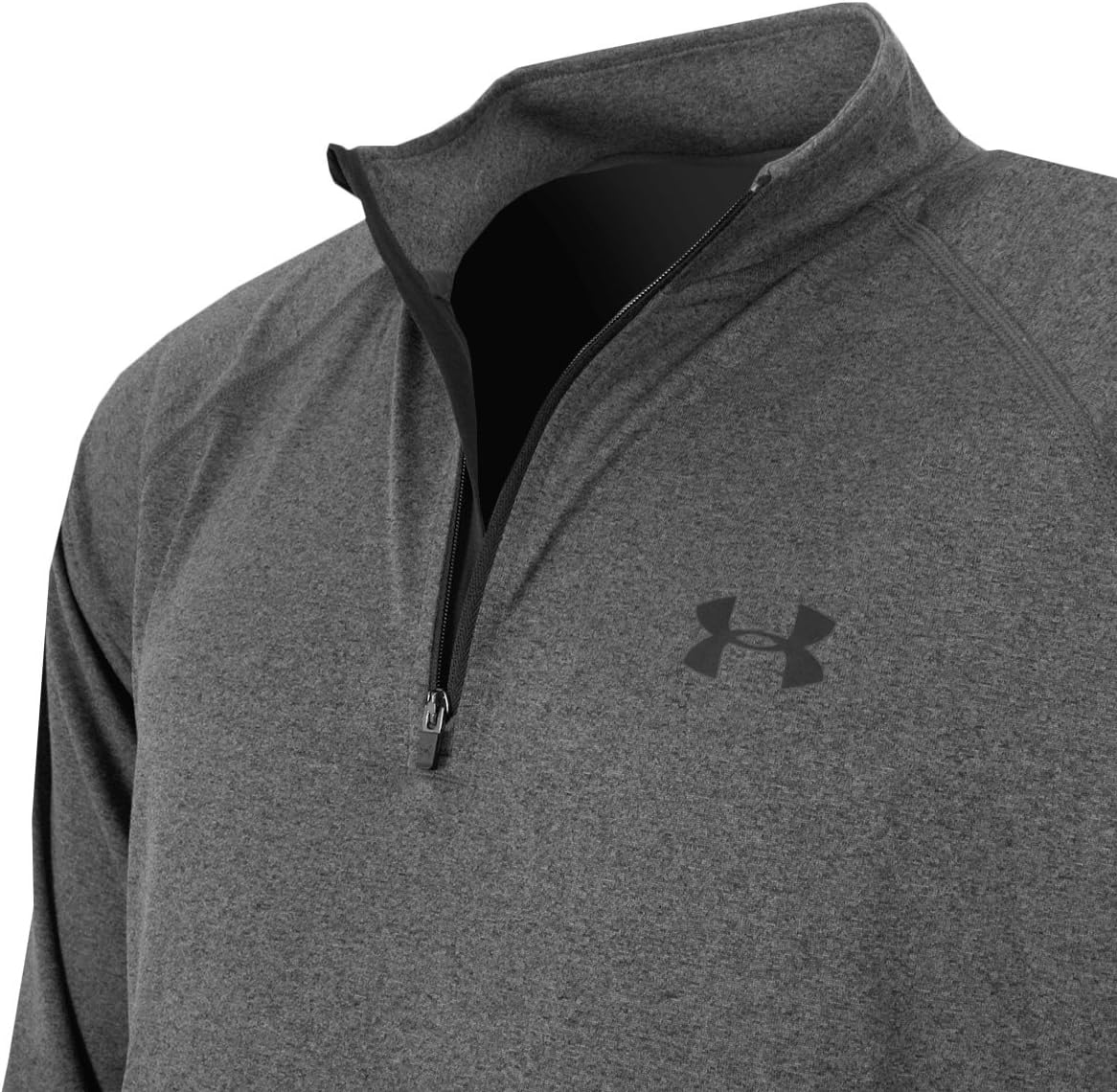 Under Armour Men's Tech Zip Small Black (005)/Graphite