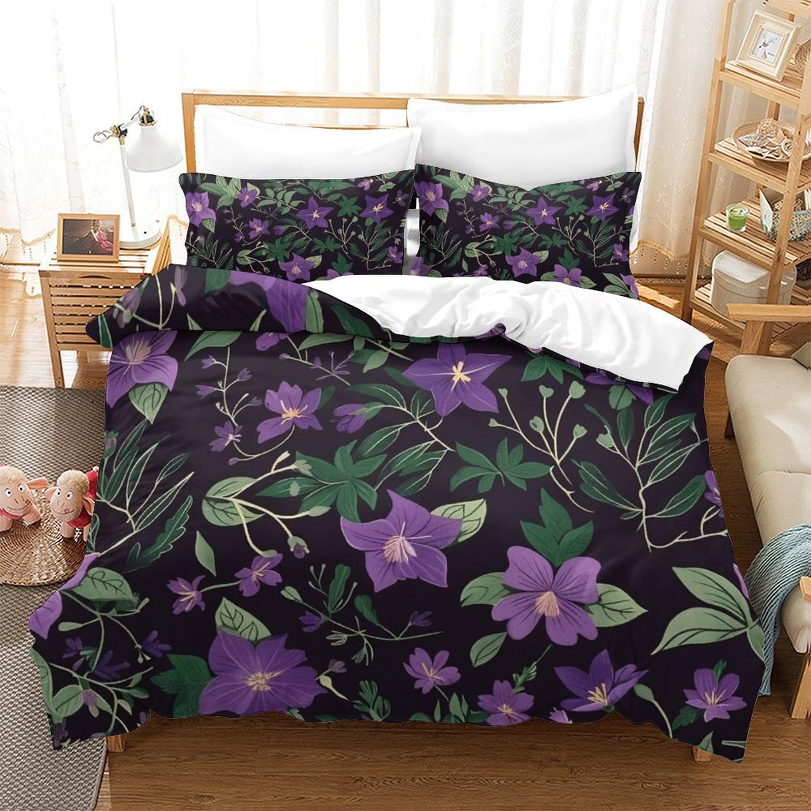 Housse de couette roses 3D pour transformer votre chambre en un cocon romantique et doux