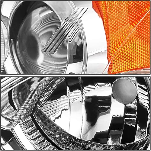 Miniatura 2 de DNA Motoring OEM-HL-0092-L reemplazo de la faro del proyector del lado del conductor del estilo de fábrica cromado para 04-09 Mazda 3 Sedan