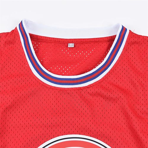 Miniatura 5 de Camiseta de baloncesto de Halloween Bugs Lola Jersey Cosplay camisetas de película para disfraz de fiesta de hip hop con accesorios de fiesta de