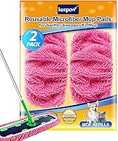 Vista 9 de KEEPOW Almohadillas reutilizables XL para trapeador compatibles con Swiffer XL Sweeper, paños XL para barrido en seco, paños XL para fregado húmedo
