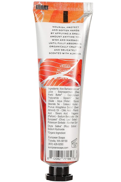 Terravita Organic 30ml Hand Cream - Almond