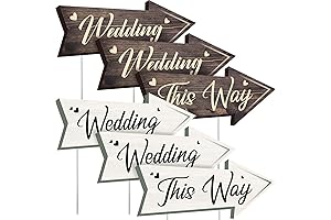 ZYP Modern Simple Wedding Directional Road Signs