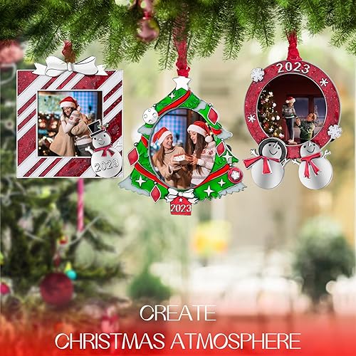 Miniatura 7 de Juego de 3 adornos para árbol de Navidad, regalo de recuerdo festivo, decoración del hogar, decoraciones de Navidad, regalos de Navidad, colgante