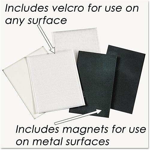 Miniatura 4 de Nudell Soporte para letrero de cubículo, transparente, 11 x 8.5 x 11.5 pulgadas