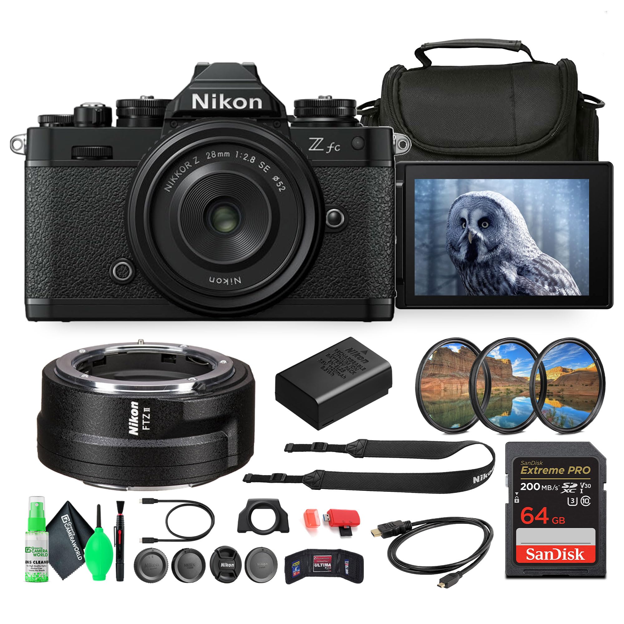 Amazon.com : Nikon Z fc DX-Format Mirrorless Camera with NIKKOR