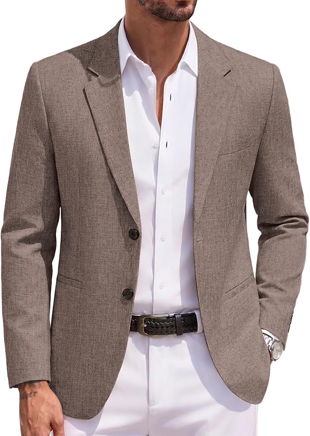 COOFANDY Men's Blazer Casual Two Buttons Sport Coats Lightweight Suit Jacket fashion product photo