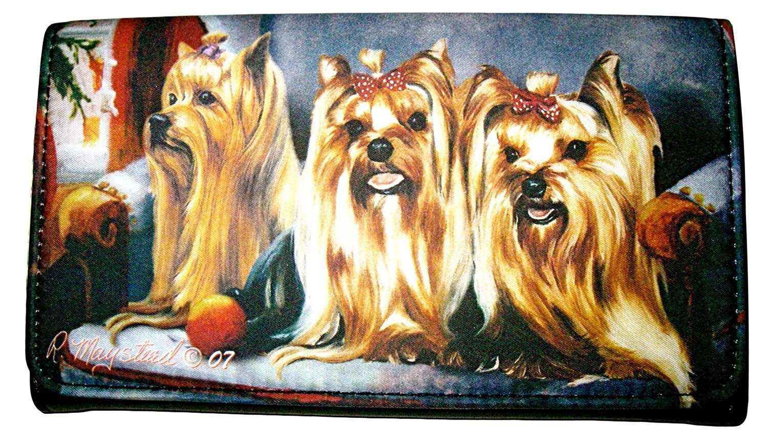 Yorkshire Terrier Dog 4 1/4'' x 7 1/4'' wallet by Ruth Maystead