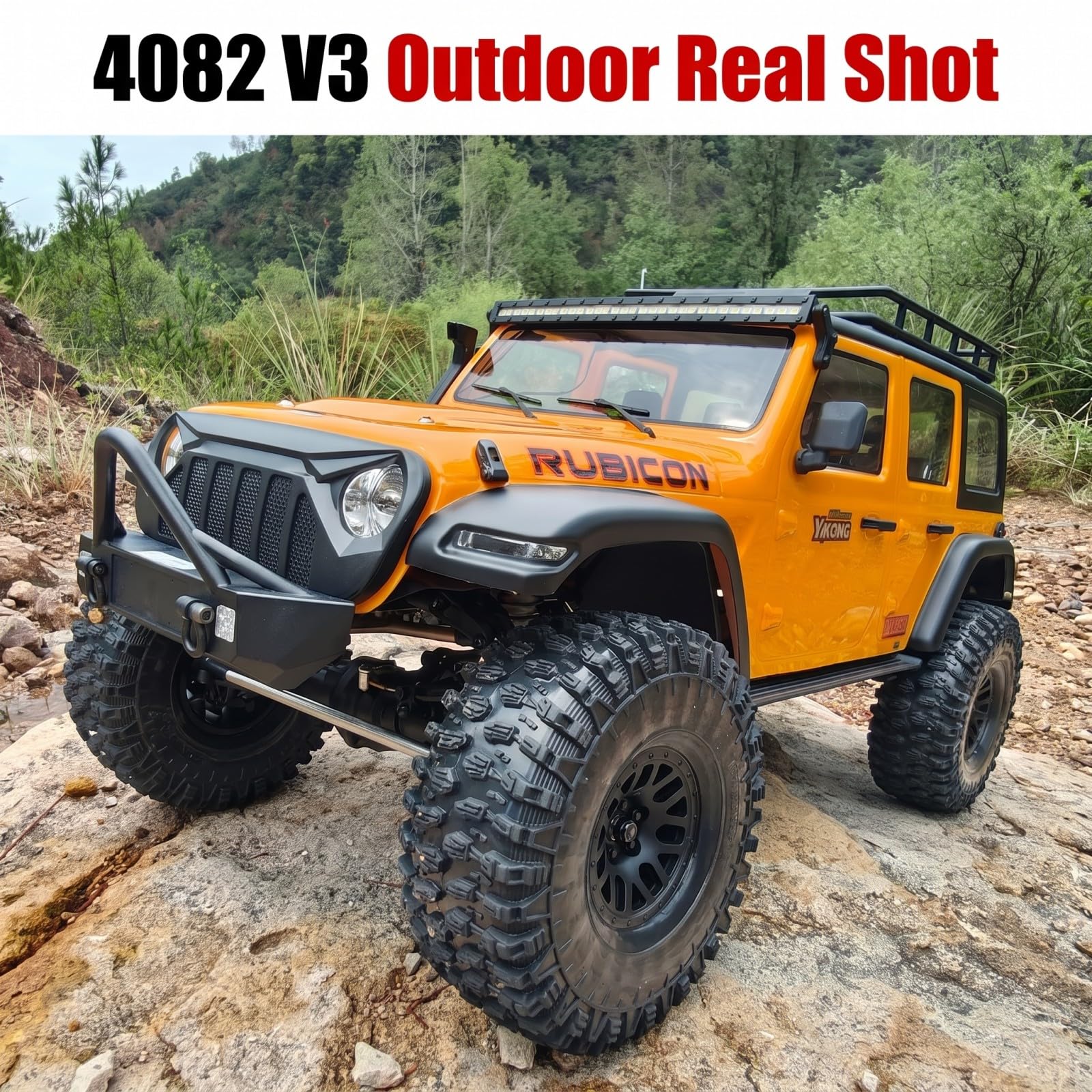 1:8 4WD RC Crawler con transmisión de dos velocidades, accionamiento
