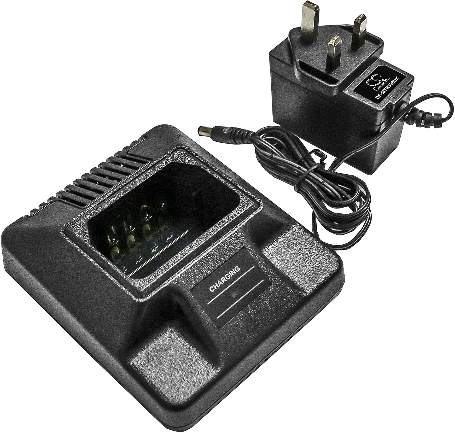 Battery Charger Compatible with Motorola HNN8133C, HNN8308A, HNN9628, HNN9628A, HNN9628AR, HNN9628B, HNN9628R, HNN9701A, HNN9808B, LCS2000, LTS2000, Part Number: HTN9805A