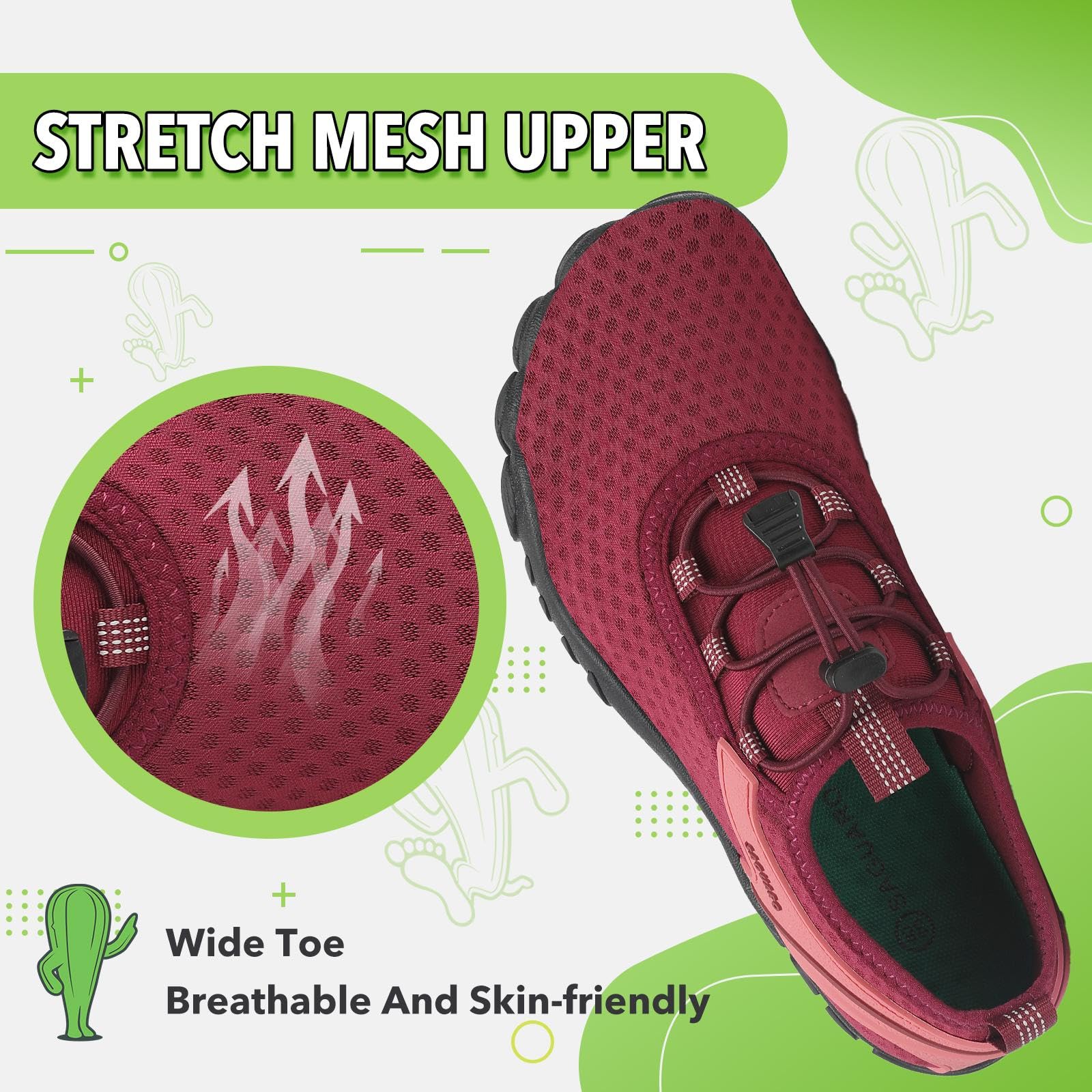 SAGUARO Donna Uomo Scarpe da Scoglio Spiaggia Scarpette da Mare Antiscivolo Asciugatura Rapida Scarpette da Surf Gr.36-48