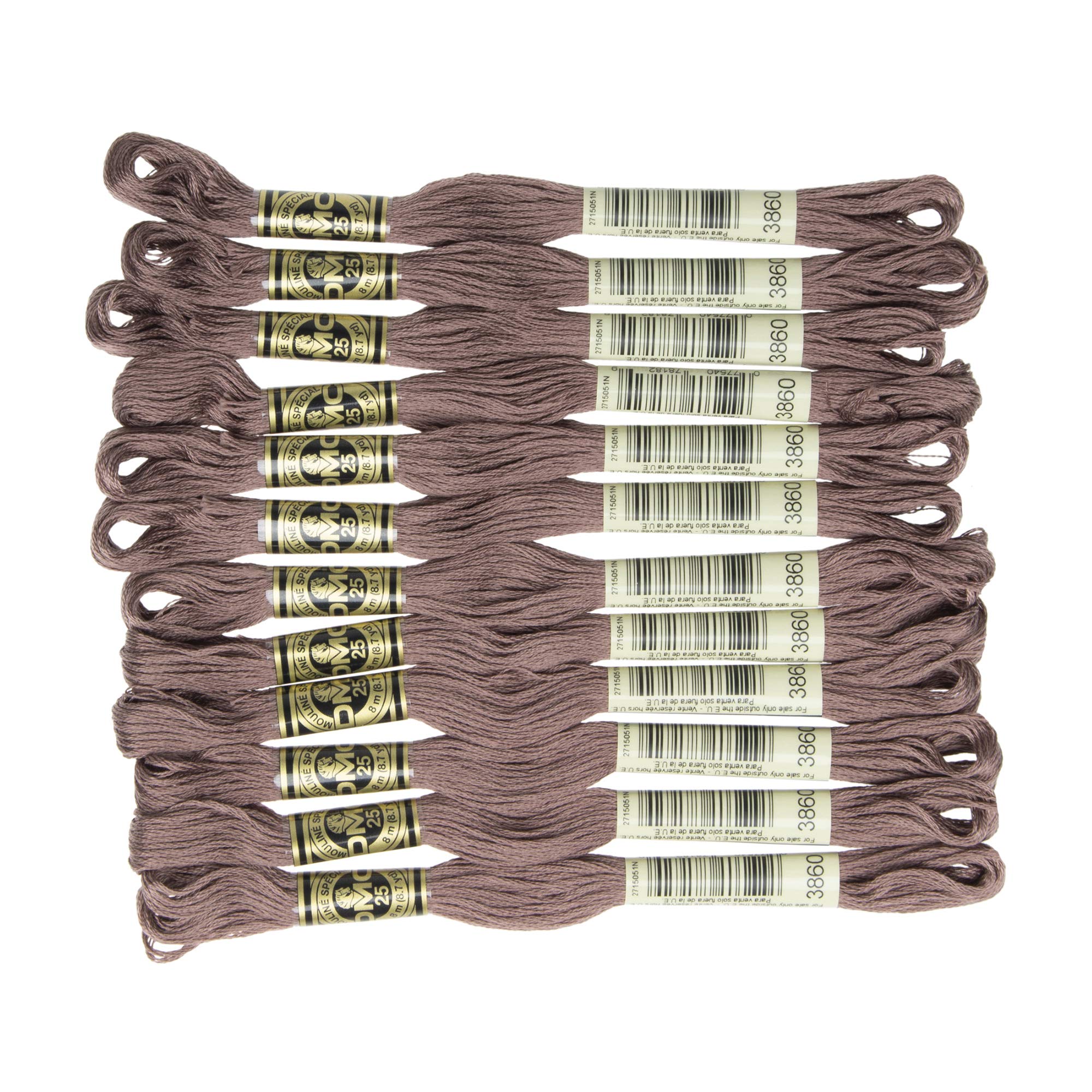 DMC 6-Strand Embroidery Cotton Floss, Cocoa