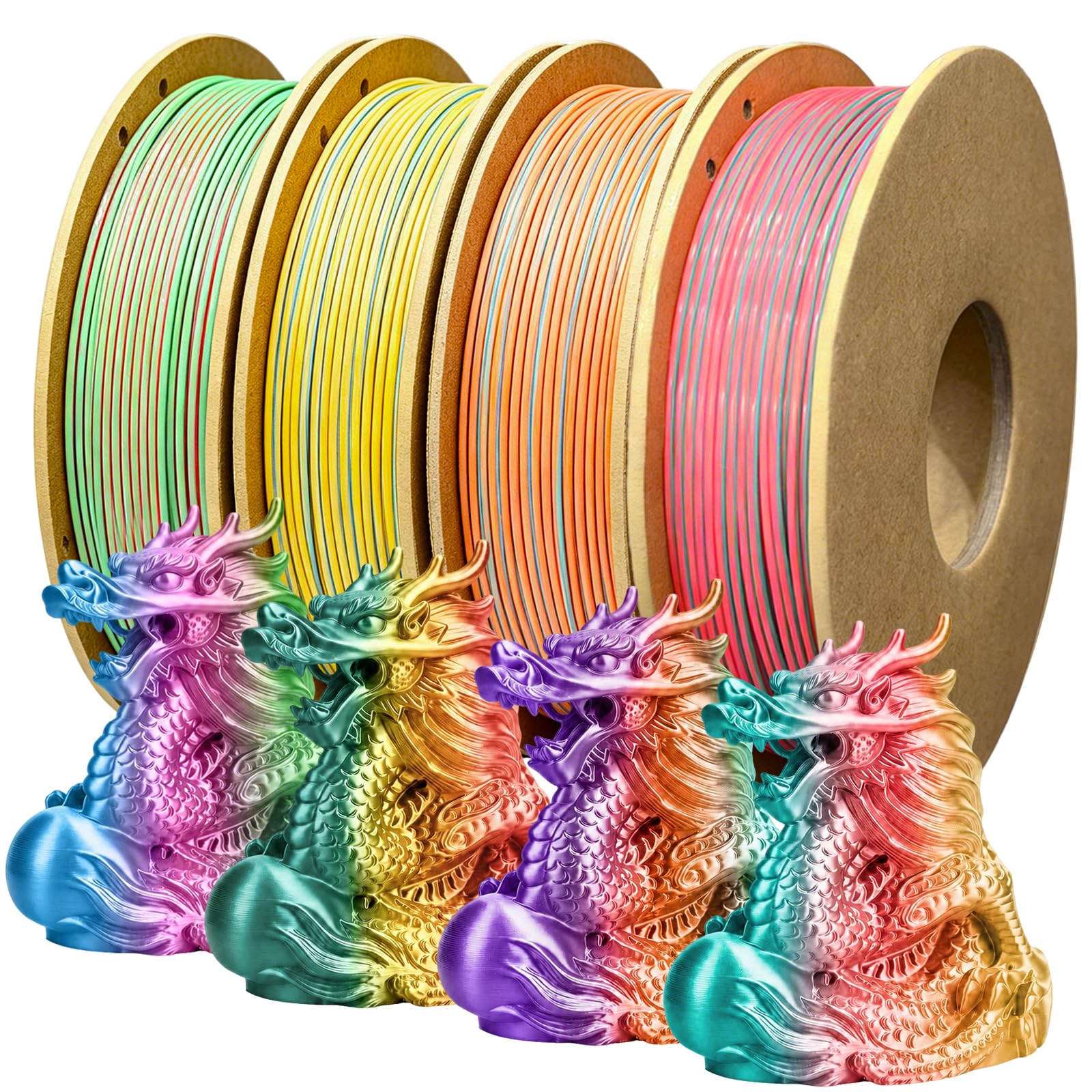 Glow in the Dark 3D Printer Filament - Multicolor Set -16 Glow in the Dark 3D Printer Filament - Multicolor Set -16